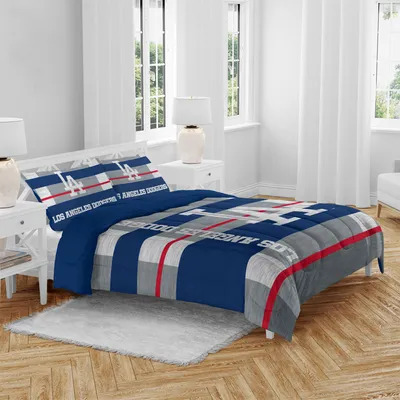 Los Angeles Dodgers Heathered Stripe 3-Piece Full/Queen Bed Set