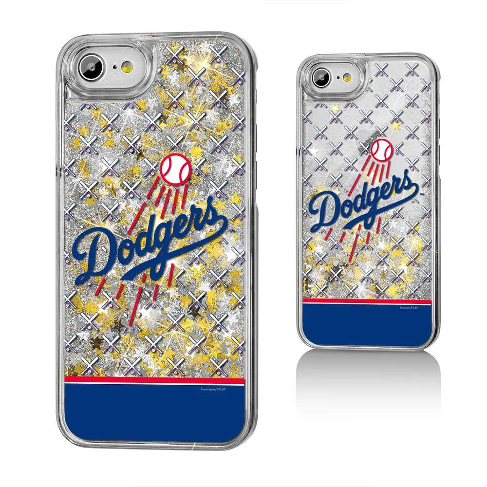 Keyscaper Los Angeles Dodgers iPhone Personalized Glitter Case