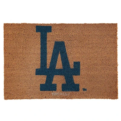 Paillasson en fibre de coco Los Angeles Dodgers Logo 20'' x 30''