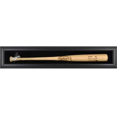 Los Angeles Dodgers Logo Black Framed Single Bat Display Case