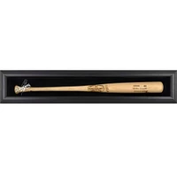 Los Angeles Dodgers Logo Black Framed Single Bat Display Case