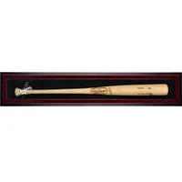 Los Angeles Dodgers Logo Mahogany Framed Single Bat Display Case