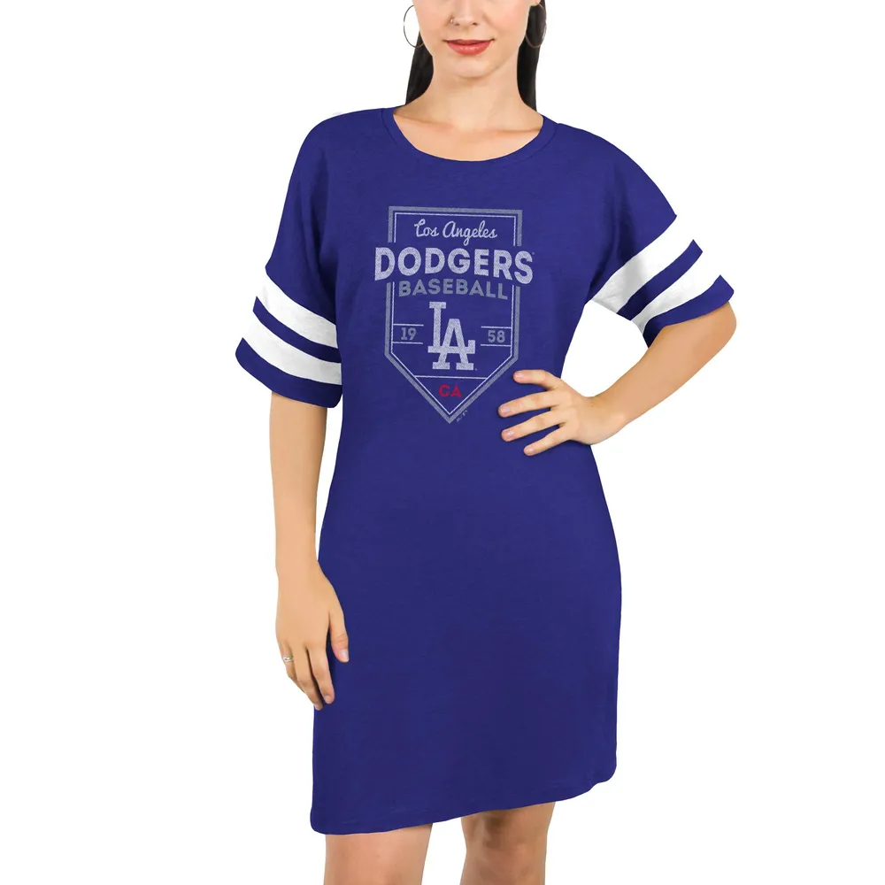 Lids Los Angeles Dodgers Majestic Threads Women's Tri-Blend Short