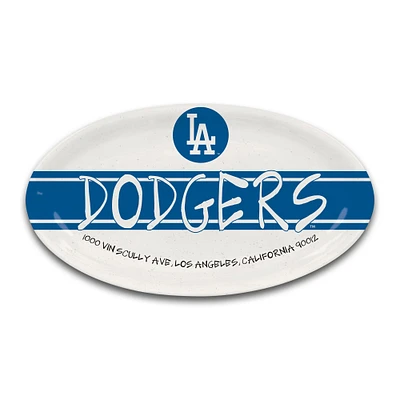 Plat de service ovale des Dodgers de Los Angeles