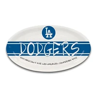 Plat de service ovale des Dodgers de Los Angeles