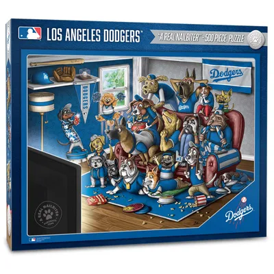Los Angeles Dodgers Purebred Fans 18'' x 24'' A Real Nailbiter 500-Piece Puzzle