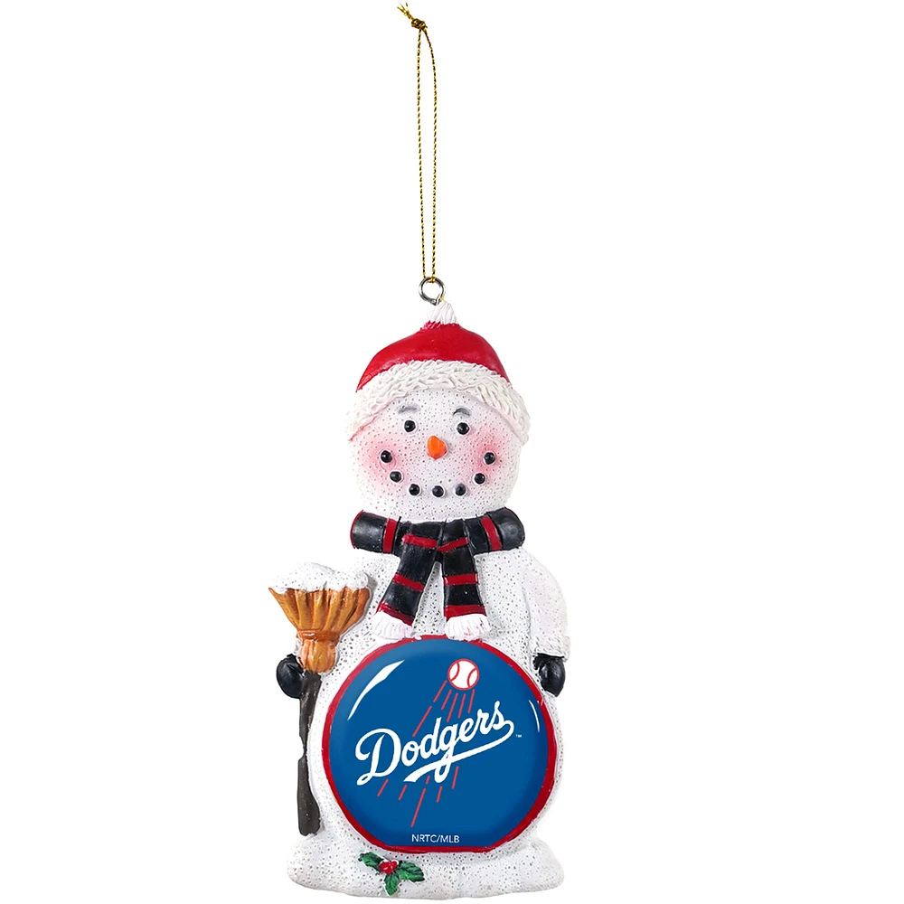 Ornement de bonhomme de neige des Dodgers de Los Angeles