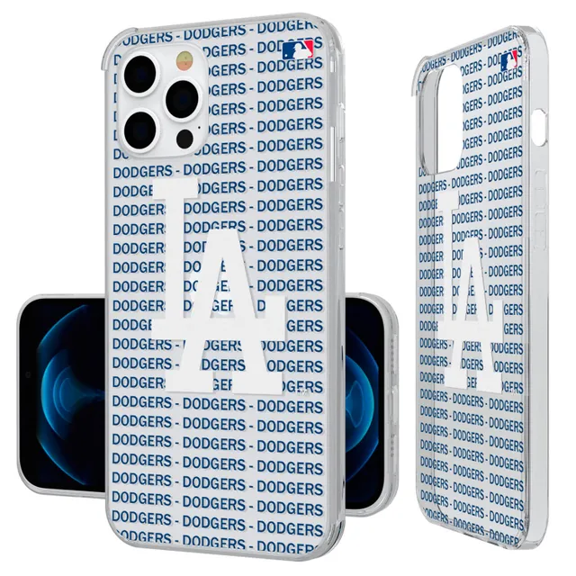 Keyscaper Los Angeles Dodgers iPhone Personalized Glitter Case