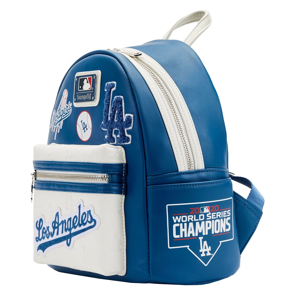 Loungefly Los Angeles Dodgers Patches Mini Backpack