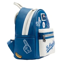 Loungefly Los Angeles Dodgers Patches Mini Backpack