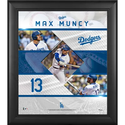 Max Muncy Los Angeles Dodgers Unsigned Batting at Dodger Stadium Photograph