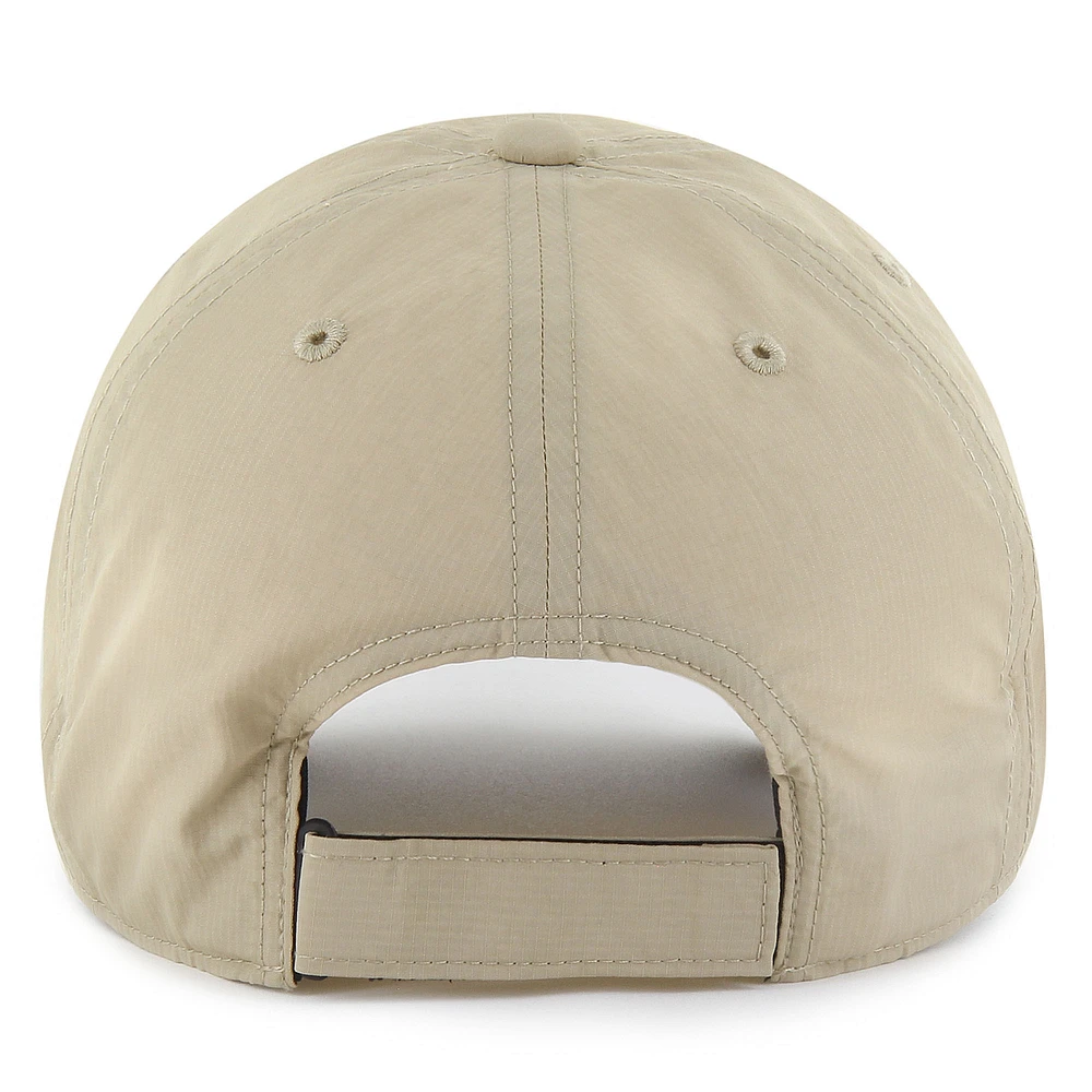 Men's '47  Khaki Los Angeles Dodgers Performance Clean Up Adjustable Hat