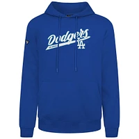Men's Levelwear  Royal Los Angeles Dodgers Podium Fleece Pullover Hoodie