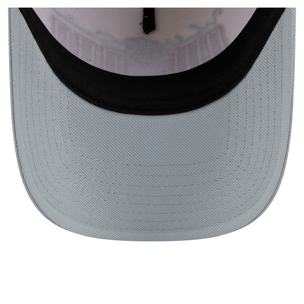 Men's New Era  Cream Los Angeles Dodgers 2024 World Series Champions Parade Takedown A-Frame 9FORTY Adjustable Hat