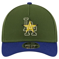Men's New Era Dark Green Los Angeles Dodgers City Feature 9FORTY A-Frame Adjustable Hat
