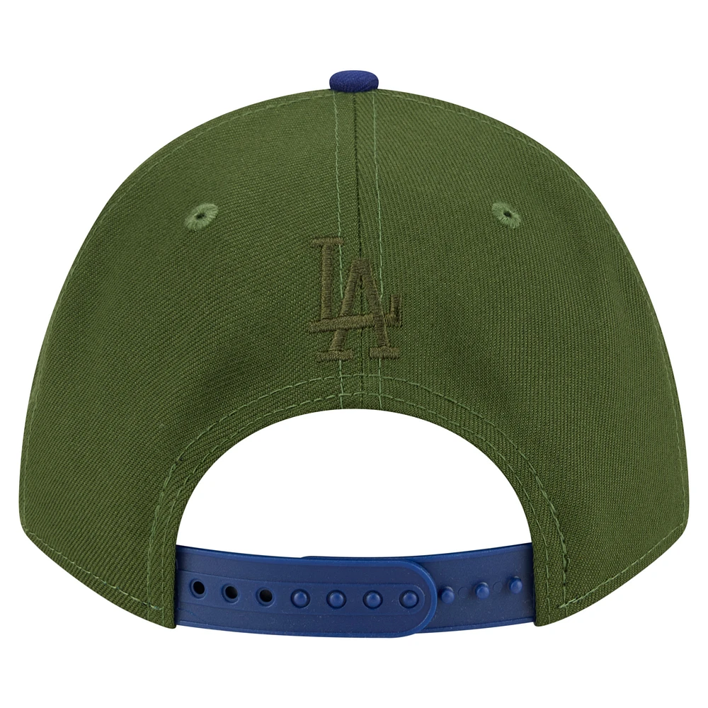 Men's New Era Dark Green Los Angeles Dodgers City Feature 9FORTY A-Frame Adjustable Hat