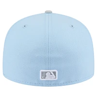 Men's New Era  Light Blue/Gray Los Angeles Dodgers Color Pack Two-Tone 59FIFTY Fitted Hat