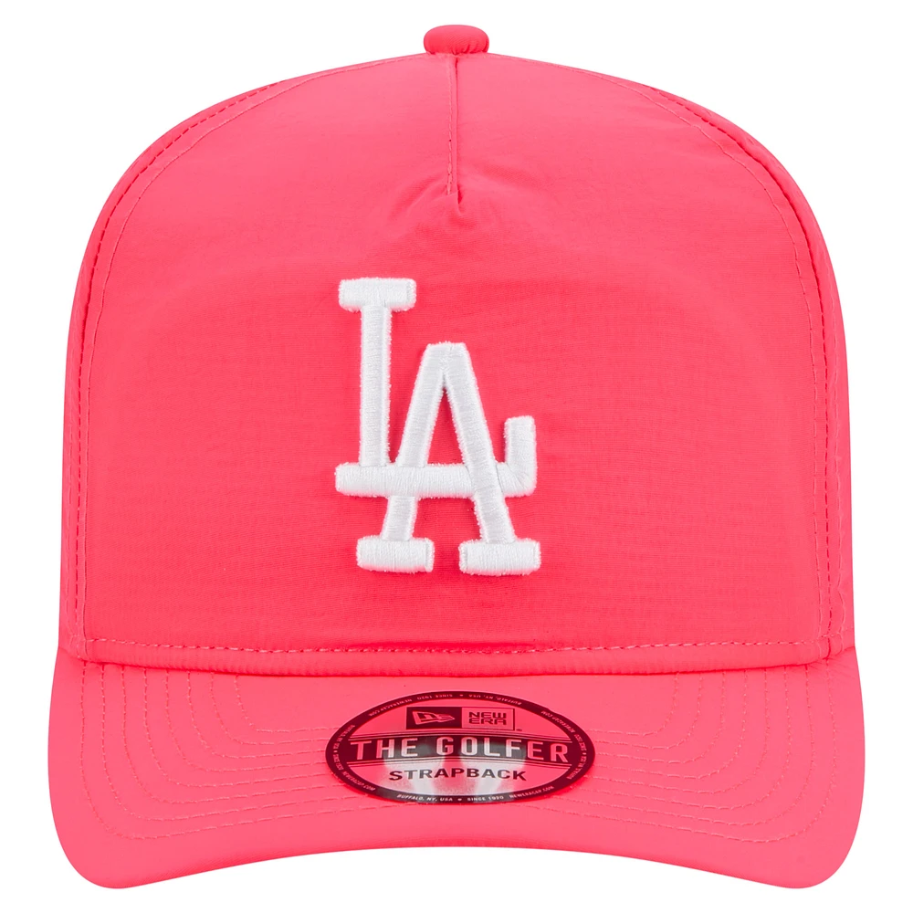 Casquette ajustable Everyday Golfer rose des Los Angeles Dodgers de New Era pour homme