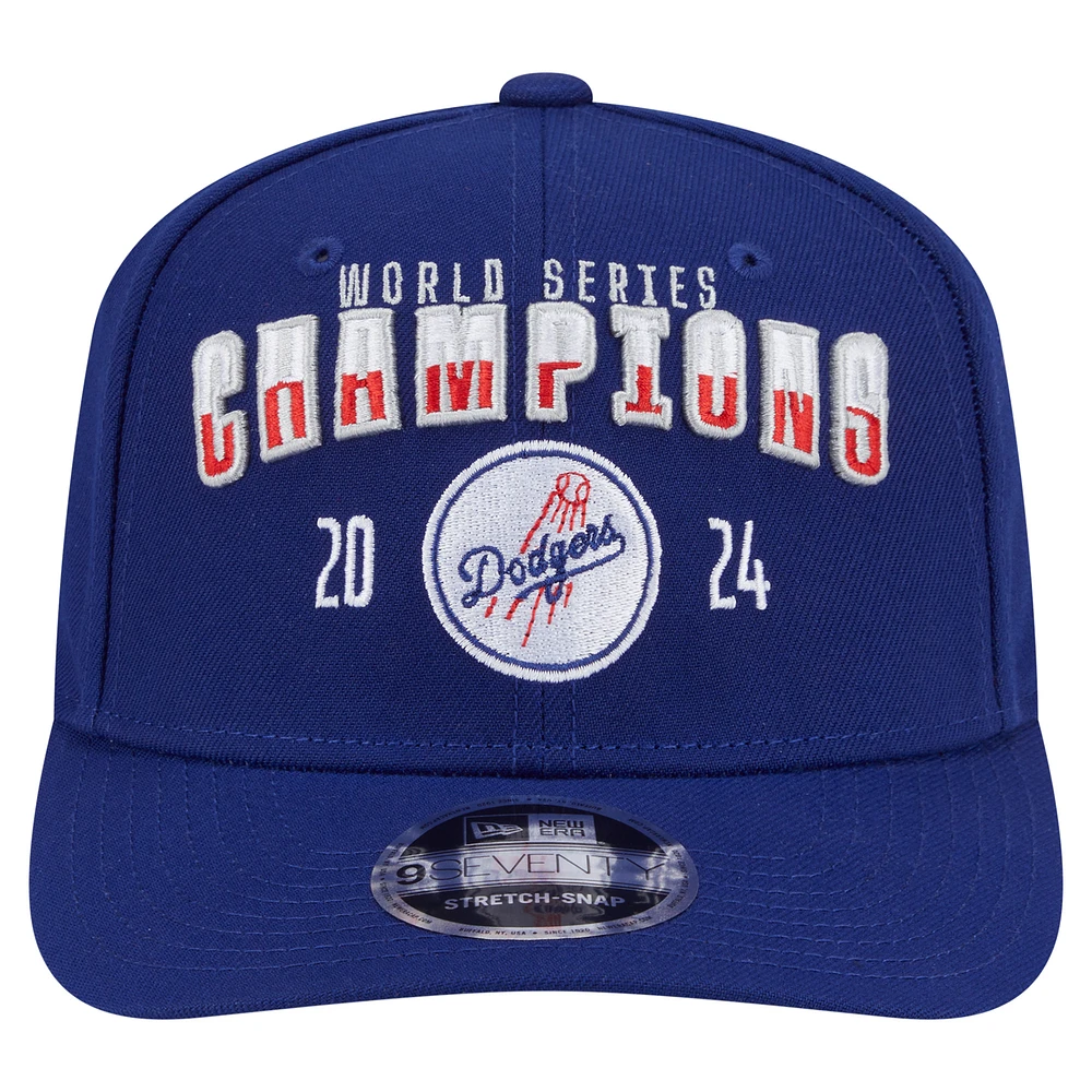 Men's New Era  Royal Los Angeles Dodgers 2024 World Series Champions 9SEVENTY Adjustable Hat