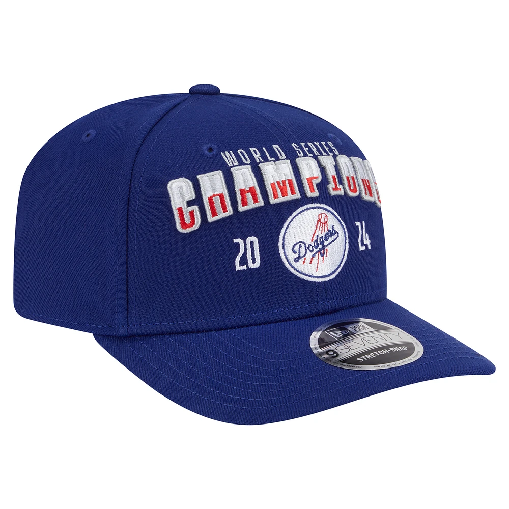 Men's New Era  Royal Los Angeles Dodgers 2024 World Series Champions 9SEVENTY Adjustable Hat