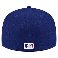 Men's New Era  Royal Los Angeles Dodgers Injection Pattern 59FIFTY Fitted Hat