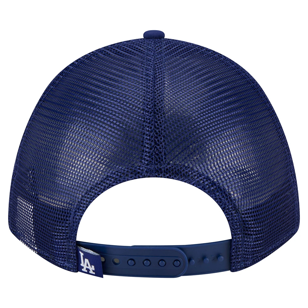 Men's New Era  Royal Los Angeles Dodgers Minimalist 9FORTY A-Frame Adjustable Hat