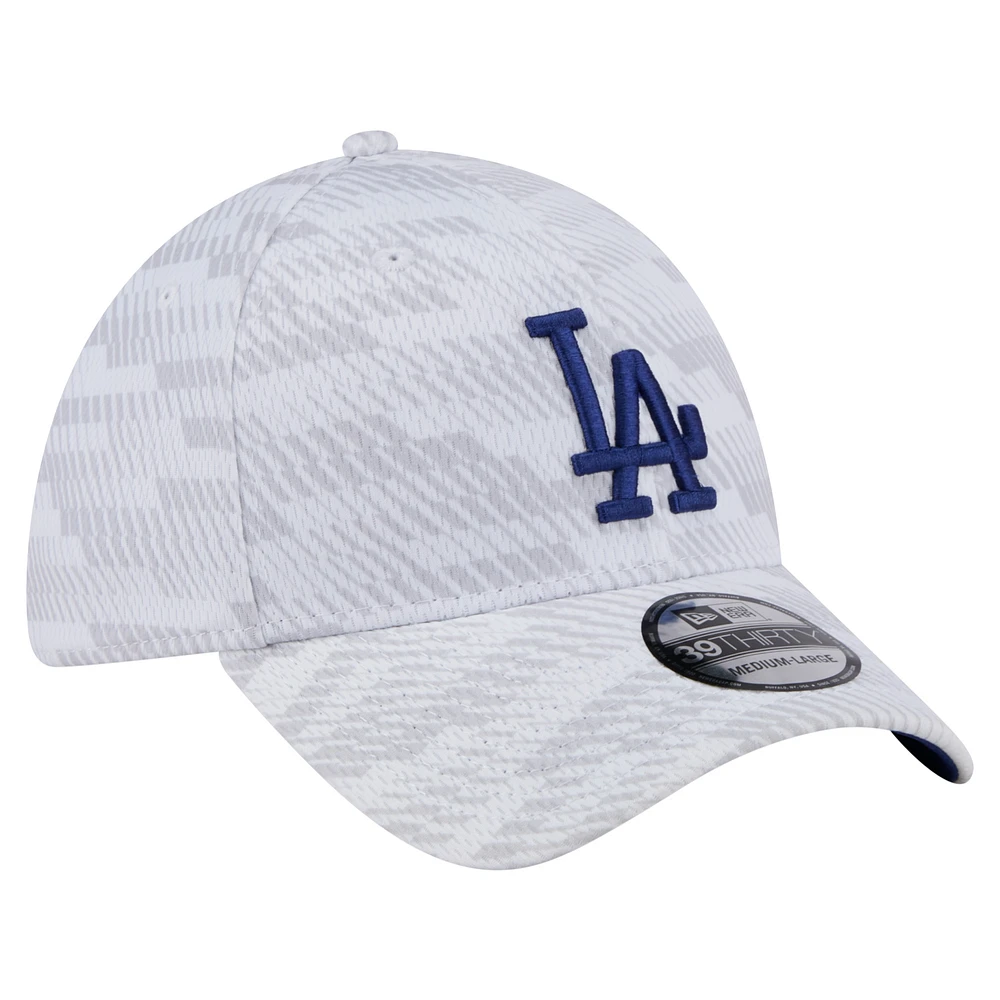 Men's New Era  White Los Angeles Dodgers Graded 39THIRTY Flex Hat