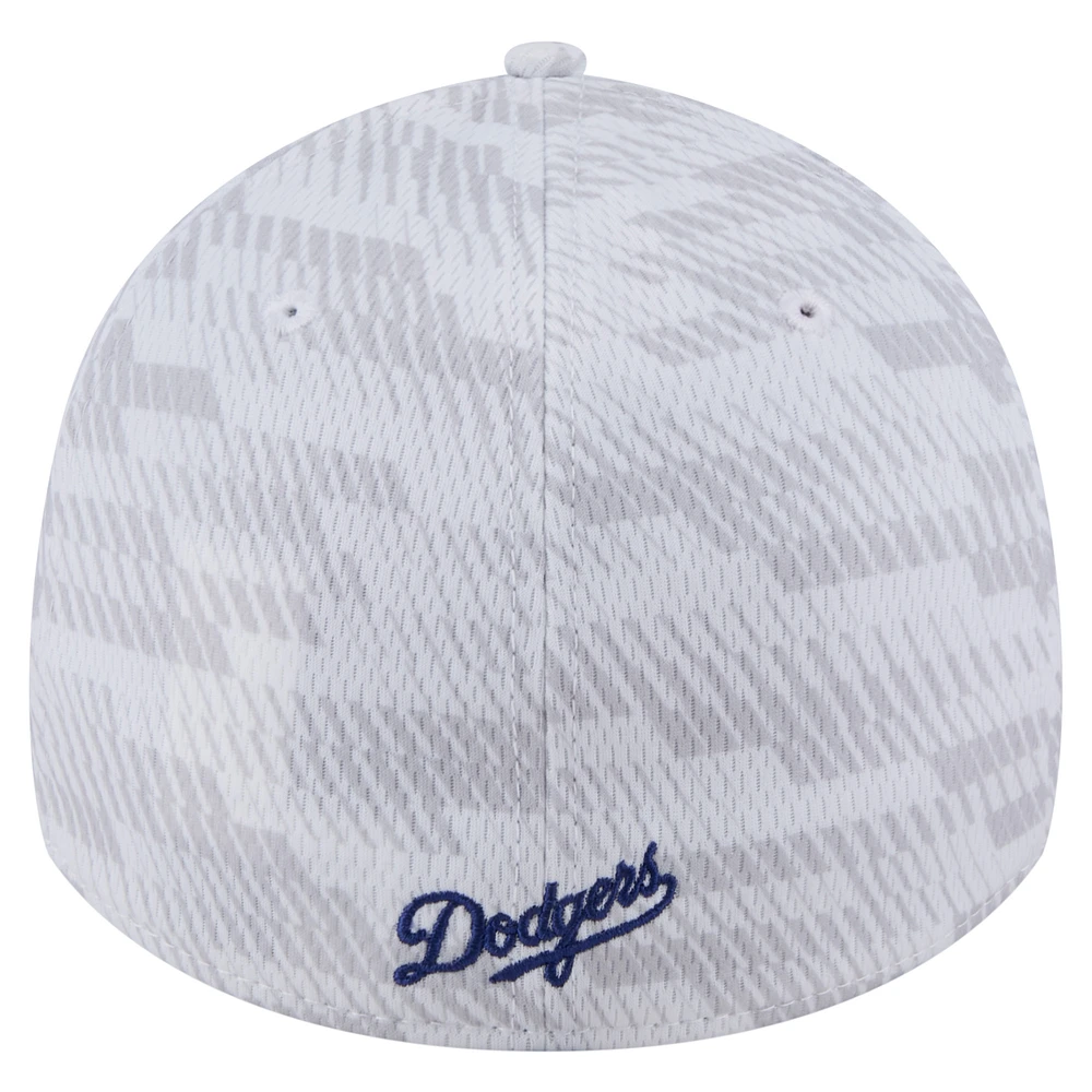 Men's New Era  White Los Angeles Dodgers Graded 39THIRTY Flex Hat