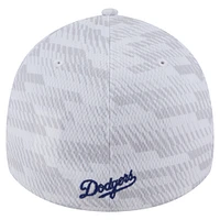 Men's New Era  White Los Angeles Dodgers Graded 39THIRTY Flex Hat