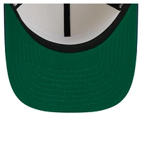 Casquette ajustable blanche New Era pour homme avec logo de l'équipe des Dodgers de Los Angeles