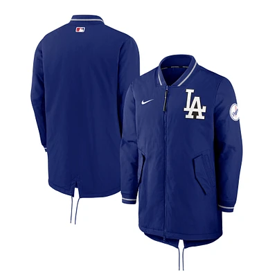 Men's Nike  Deep Royal Los Angeles Dodgers Dugout Performance Full-Zip Jacket