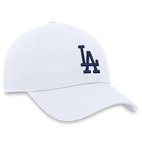Casquette ajustable Nike blanche Los Angeles Dodgers Club pour homme