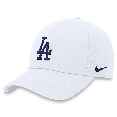 Casquette ajustable Nike blanche Los Angeles Dodgers Club pour homme