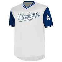 Men's Profile Shohei Ohtani White Los Angeles Dodgers Big & Tall Name Number Birdeye V-Neck T-Shirt
