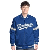Men's Starter  Royal Los Angeles Dodgers Scout Full-Snap Varsity Jacket