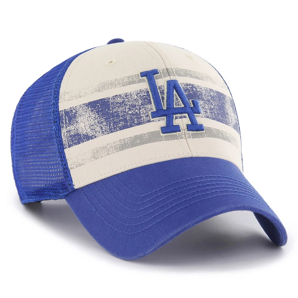 Casquette ajustable '47 Cream/Royal Los Angeles Dodgers Breakout MVP Trucker pour homme