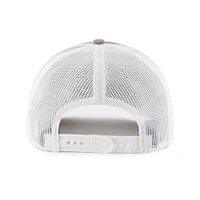 Men's '47 Gray/White Los Angeles Dodgers Tide Sweep Rope Trucker Adjustable Hat