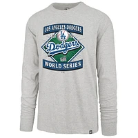 Men's '47 Gray Los Angeles Dodgers 2024 World Series Franklin Long Sleeve T-Shirt