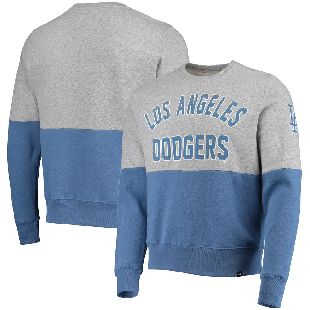 Los Angeles Dodgers Big & Tall Pullover Sweatshirt - Royal/White