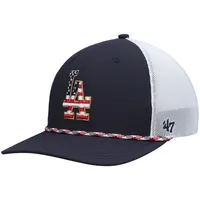 Boston Red Sox 47 Flag Fill Trucker Adjustable Hat