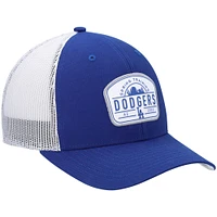 Men's '47 Royal/White Los Angeles Dodgers 2022 Spring Training Panorama Trucker Snapback Hat