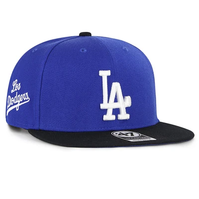 Men's '47 Royal Los Angeles Dodgers 2022 City Connect Captain Snapback Hat