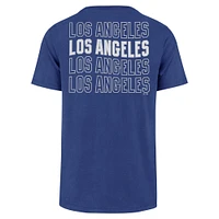 Men's '47 Royal Los Angeles Dodgers Hang Back Franklin T-Shirt