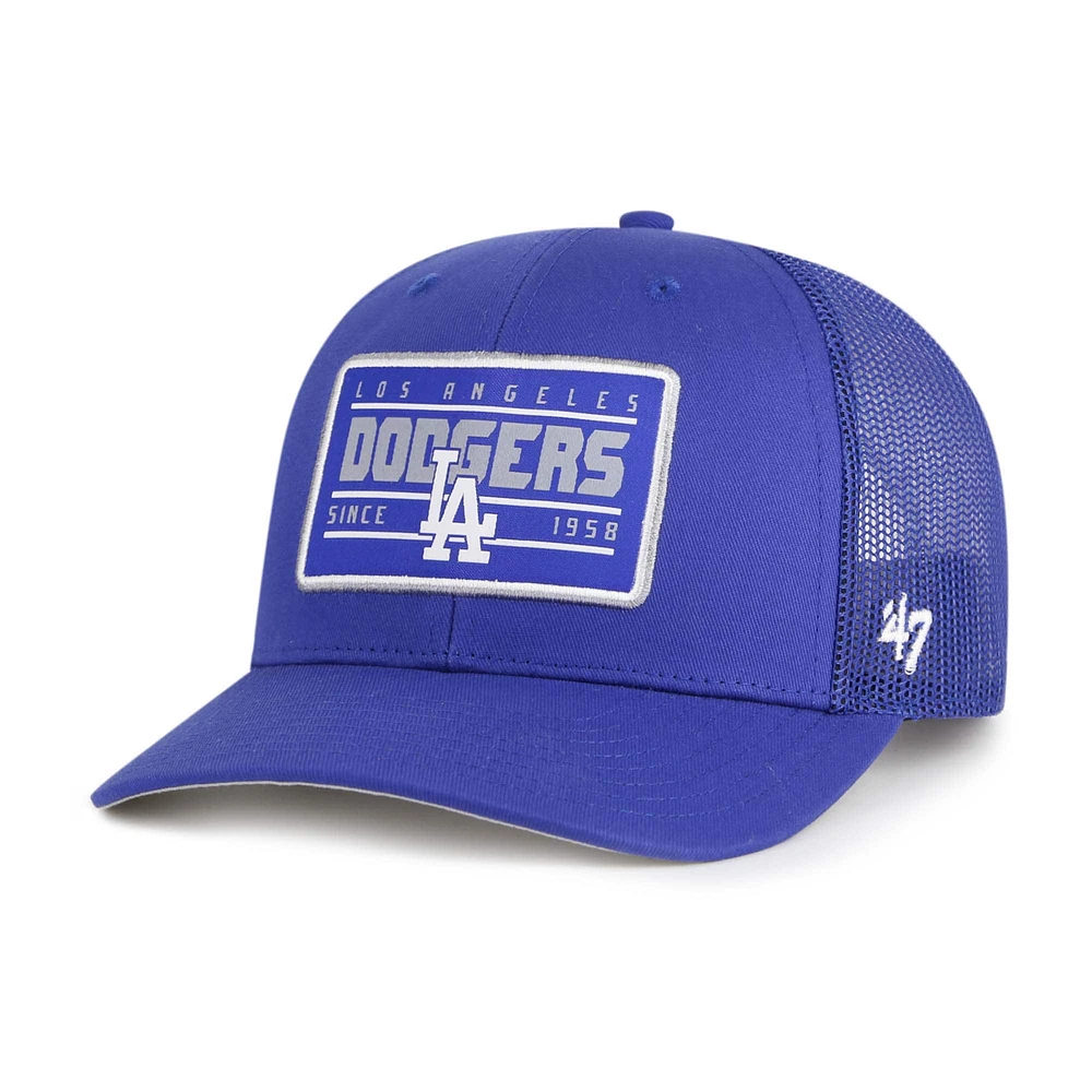 Casquette ajustable Hardline Trucker '47 Royal Los Angeles Dodgers pour homme