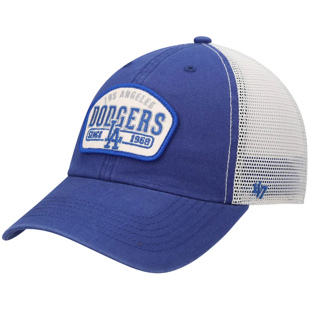 Casquette Snapback '47 Royal Los Angeles Dodgers Penwald Clean Up Trucker pour homme