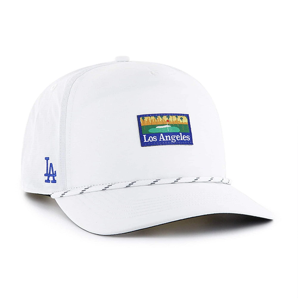Men's '47  White Los Angeles Dodgers Vacation Golf Hitch Adjustable Hat
