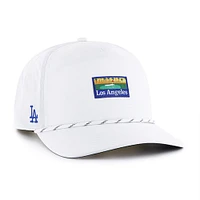 Men's '47  White Los Angeles Dodgers Vacation Golf Hitch Adjustable Hat