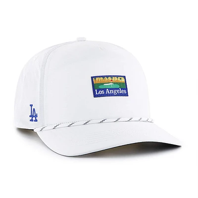 Men's '47  White Los Angeles Dodgers Vacation Golf Hitch Adjustable Hat