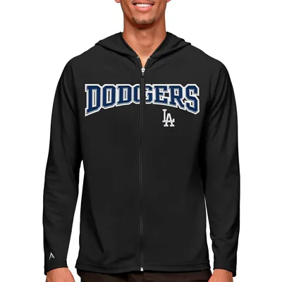 Los Angeles Dodgers Antigua Victory Full-Zip Jacket - Black