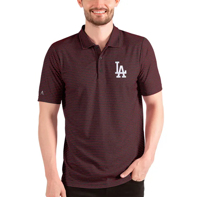 Lids Los Angeles Dodgers Levelwear Sector Raglan Polo - Black